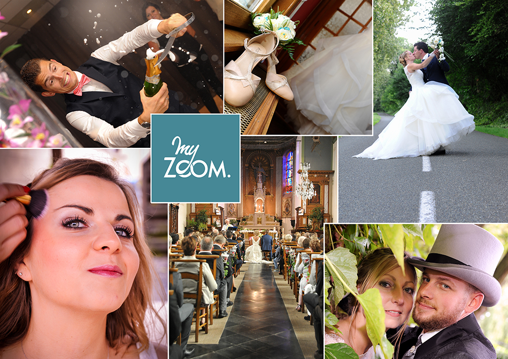 Collage d'exemples de photos de Mariage de Myzoom